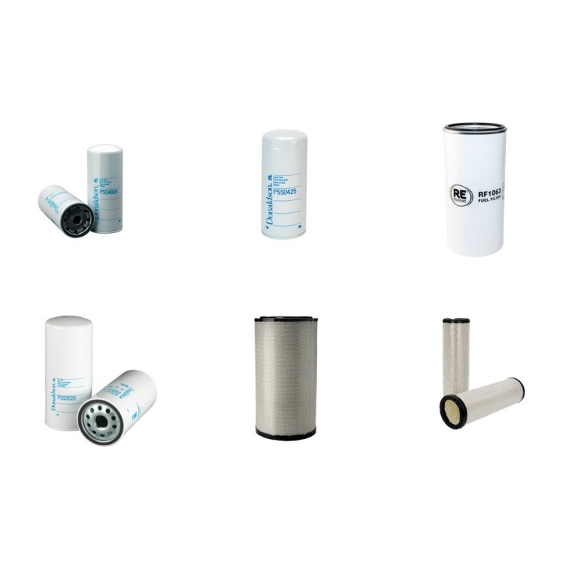 Filter Kit for Volvo G 976 Filter Service Kit Air Oil Fuel Filters with Volvo D9B engine  YR 2006-