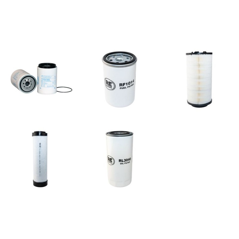 Filter Kit for Volvo L 40 B Filter Service Kit Air Oil Fuel Filters with Volvo D5D-CAE2 engine  YR 2005-