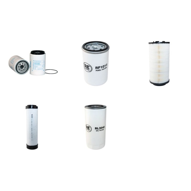 Filter Kit for Volvo L 45 B Filter Service Kit Air Oil Fuel Filters with Volvo D5D-CBE2 engine  YR 2004-