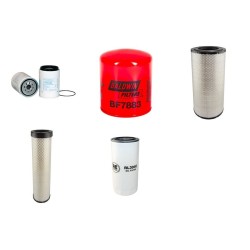 Filter Kit for Volvo L 90 E Filter Service Kit Air Oil Fuel Filters with Volvo D6JAE3 engine  YR 2007-