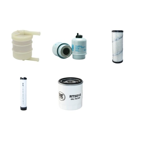 Filter kit for Wacker Neuson EZ53 Air Oil Fuel Filters with Perkins Engine Year 2015