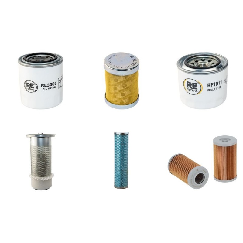 Filter Kit for Yanmar C50R-2 with Yanmar Engine