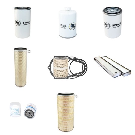 Filter kit for Case 1640 with Cummins 6T830 Engine Serial No JJ0034706-