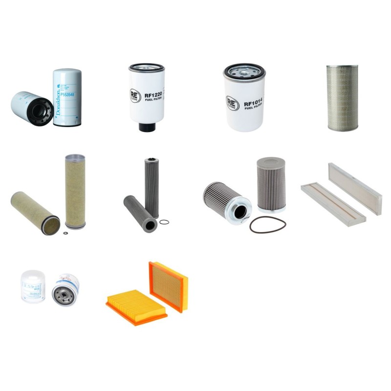 Filter kit for Case CF 60 with Cummins 6CTA8.3 Engine  YR 2002-