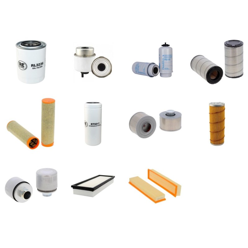 Filter kit for Case CVX 150 with Sisu Engine 2011-
