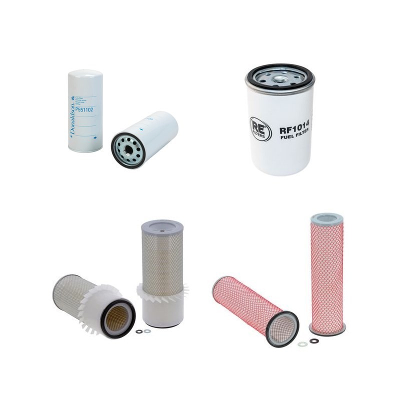 Filter kit for Case 150 (SC/K) Air Oil Fuel Filters with Deutz BF6L913 Engine