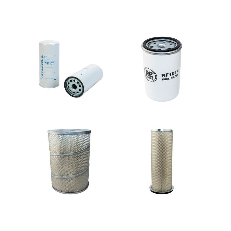 Filter kit for Case 125 CK Air Oil Fuel Filters with Deutz Engine