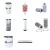 Filter kit for Case JXU 1080 with Cnh Engine 2006-