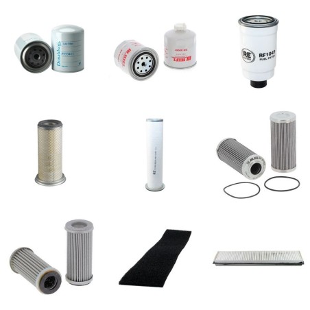 Filter kit for Case JXU 80 U with Cnh Engine HP 80CH