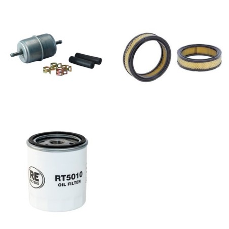 Filter Kit for Bobcat 440B with Kohler GAS Engine Engine Air, Oil, Fuel Filters