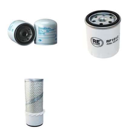 Filter Kit for Bobcat 543 Air Oil Fuel Filters with Kubota Engine Serial Number -11999
