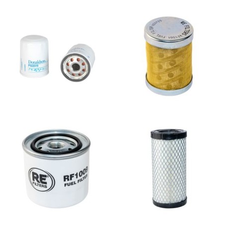 Filter kit for Case 16 Air Oil Fuel Filters with Perkins Engine