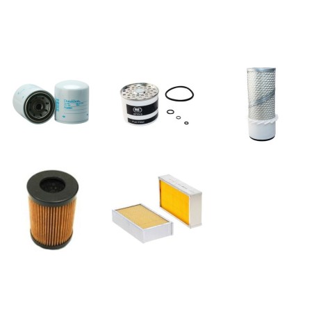Filter kit for Case 121 B PLUS with Perkins UA 80892 Engine