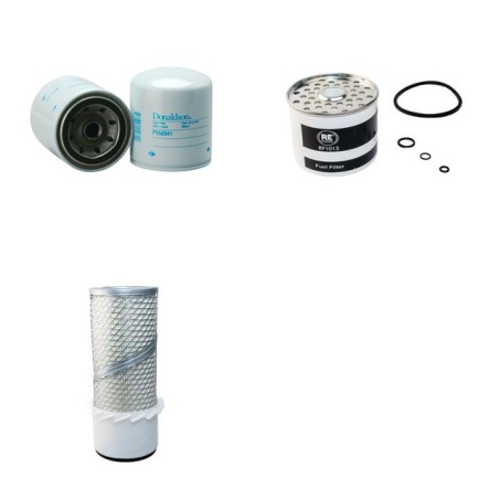 Filter kit for Case 121 B PLUS Air Oil Fuel Filters with Perkins UA 80892 Engine