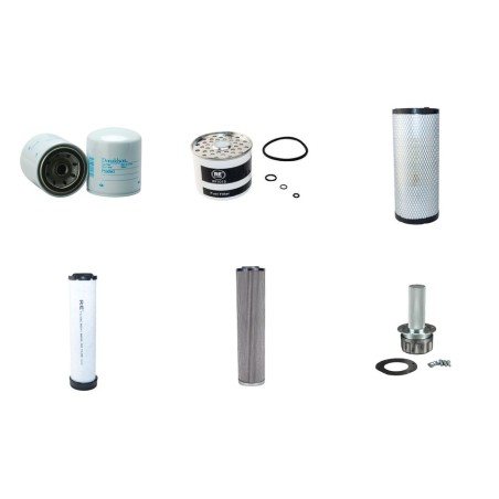 Filter kit for Case Poclain 121 D with Perkins Engine 2002-
