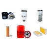 Filter kit for Case 321 B with Perkins Engine