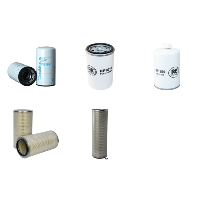Filter kit for Case 721 B (Loader) with Cummins /Case 6T-830 Engine