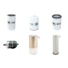 Filter kit for Case (Poclain) 1188 Air Oil Fuel Filters with Cummins 6T590 Engine