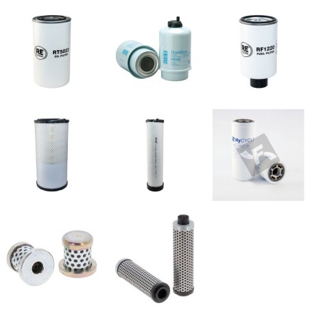 Filter kit for Case 988 with Cummins 6T590 Engine  YR 1999-