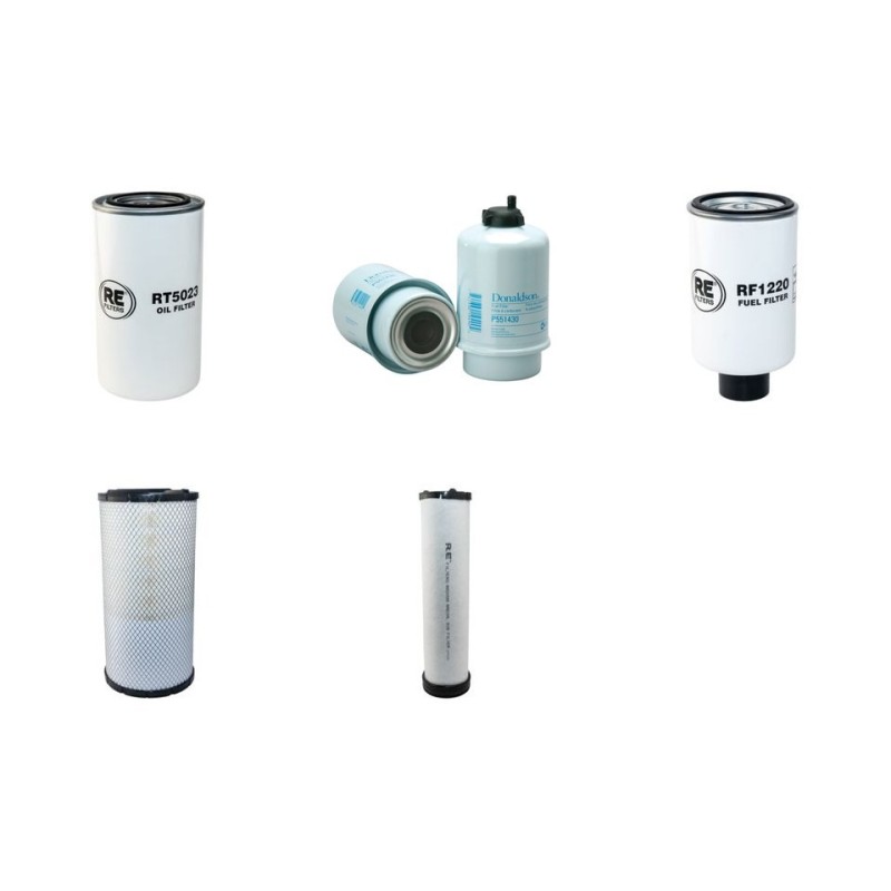 Filter kit for Case VX 200 Air Oil Fuel Filters with Cummins Engine  YR 2002-