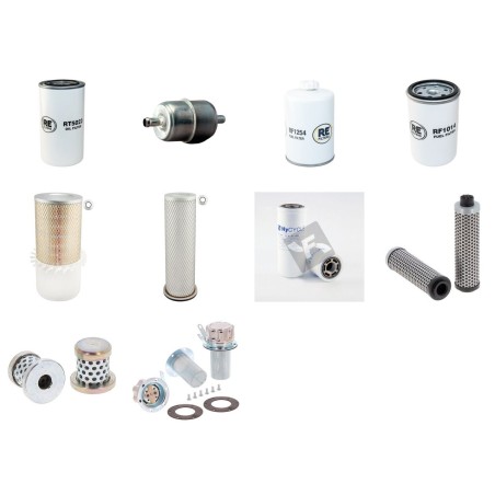 Filter kit for Case 1188 with Cummins 6T590 Engine  YR 1996-