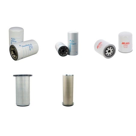 Filter kit for Case 9021 Air Oil Fuel Filters with Isuzu 6BG1 Engine