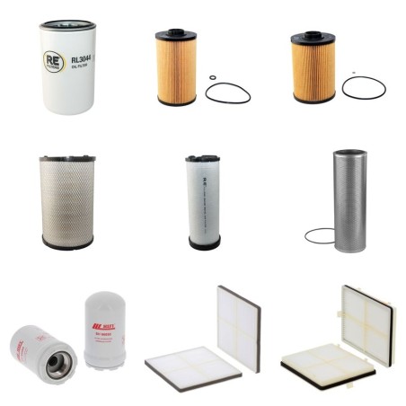 Filter kit for Case CX 210 C with Isuzu AL-4HK1X Engine  YR 2012-