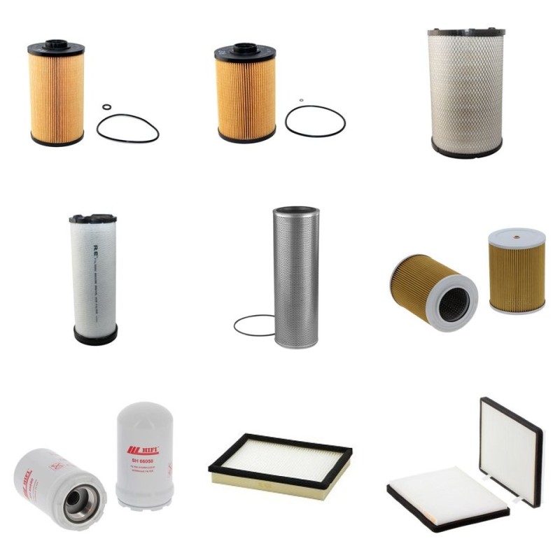 Filter kit for Case CX 240 B with Mitsubishi Engine
