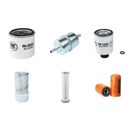 Filter kit for Case Poclain SV 250 with N 844T Engine 2011-