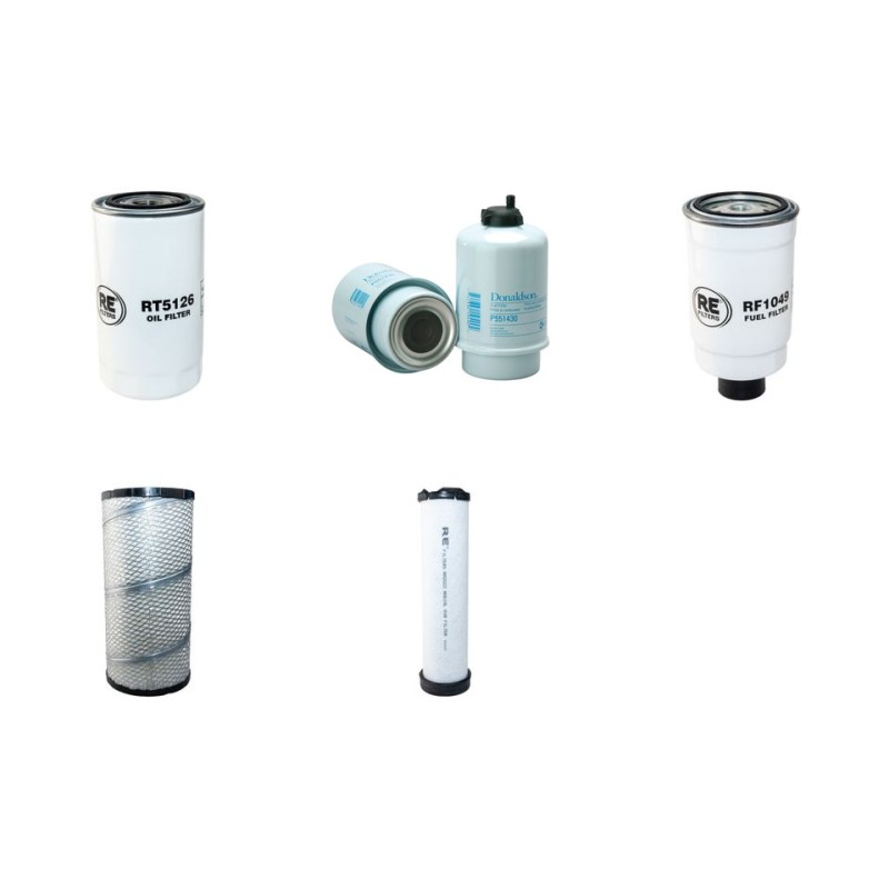 Filter kit for Case WX 150 Air Oil Fuel Filters with Iveco Engine