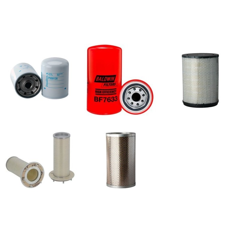 Filter kit suitable for CAT 215 Serial No 57Y1