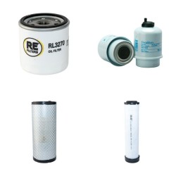 Filter kit suitable for CAT 257B (DELTALOADER) with Perkins