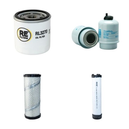 Filter kit suitable for CAT 302.5 with Perkins Engine YR -2005 Air Oil Fuel Filters