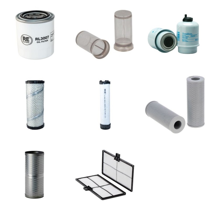 Filter kit suitable for CAT 303CCR with Mitsubishi S3Q2 Engine