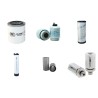 Filter kit suitable for CAT 304CR with CAT 3044C Engine Serial No ANR1-