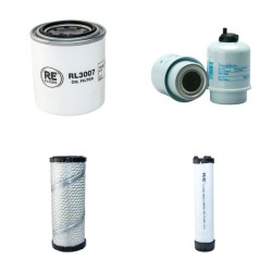 Filter kit suitable for CAT 304CR with CAT 3044C Engine Air
