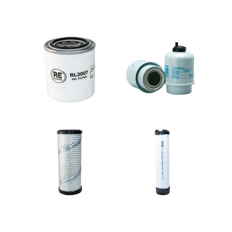 Filter kit suitable for CAT 304CR with CAT 3044C Engine Air Oil Fuel Filters Serial No ANR1-