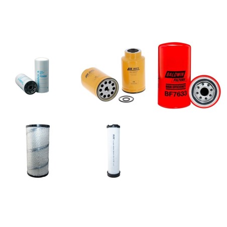 Filter kit suitable for CAT 312D(L) with CATERPIILAR C 4.2 ACERT Engine Air Oil Fuel Filters