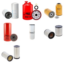 Filter kit suitable for CAT 834H with CAT C18TA ACERT Engine Air Oil Fuel Filters