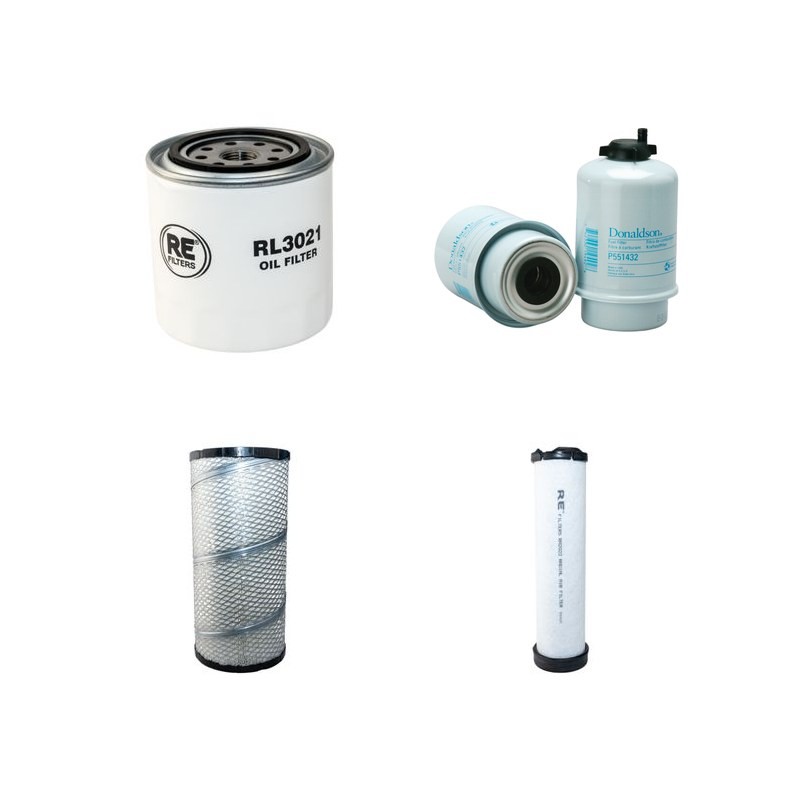 Filter kit suitable for CAT 908H with 3044C DIT Engine YR 2007- Air Oil Fuel Filters
