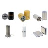 Filter kit suitable for CAT 933C with CAT Engine Serial No 5JS1-