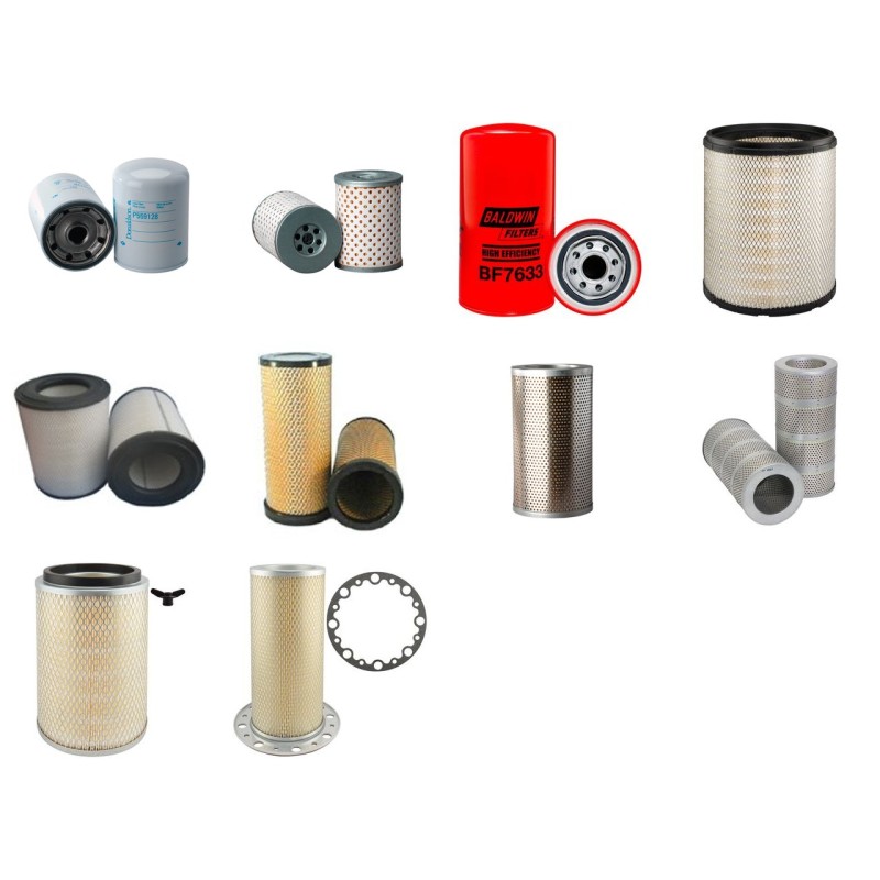 Filter kit suitable for CAT 953-/20Z1 with CAT 3024 Engine Serial No 5Z1-/ 76Y1-/78Y1061