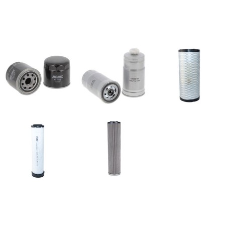 Filter kit for Case 121 E SERIE III with CNH F5CE9454G Engine  YR 2008-