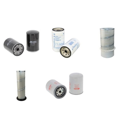DENYO DCA 125 SPK Filter Service Kit with Komatsu S6D105 Eng