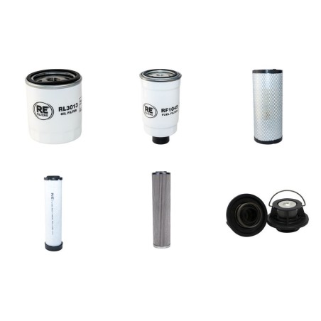 Filter kit for Case (Poclain) 221 E with Deutz F4M2011 Engine  YR 2006