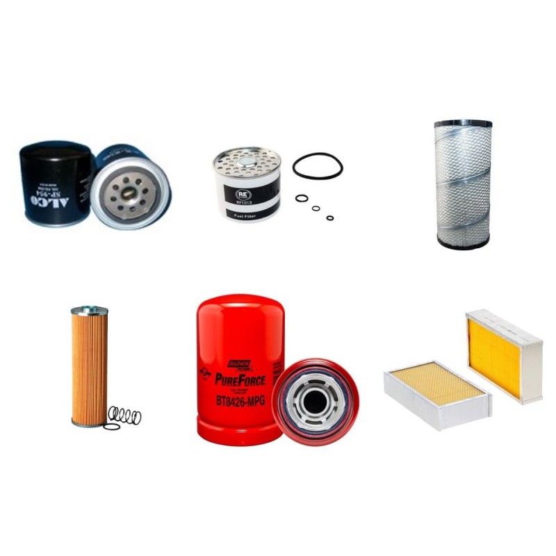 Filter kit for Case (Poclain) 321 B with Perkins Engine