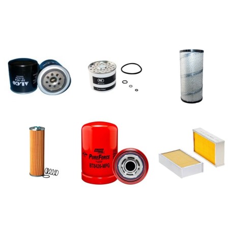 Filter kit for Case (Poclain) 321 B with Perkins Engine