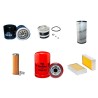 Filter kit for Case (Poclain) 321 B with Perkins Engine