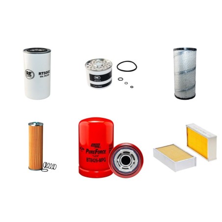 Filter kit for Case (Poclain) 421 B with Perkins Engine