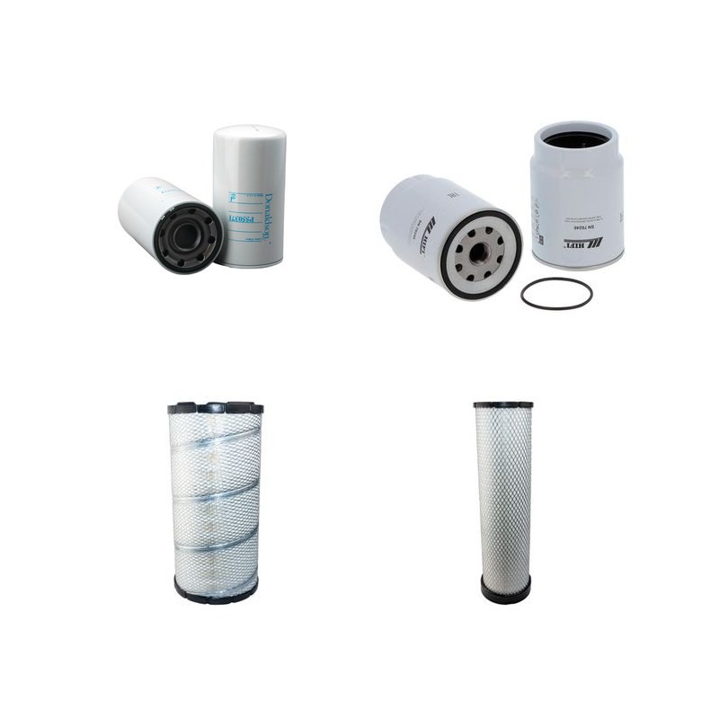 Filter Kit for Doosan DX138  Air Oil Fuel Filters with Daewoo/Doosan Engine Year 2007-